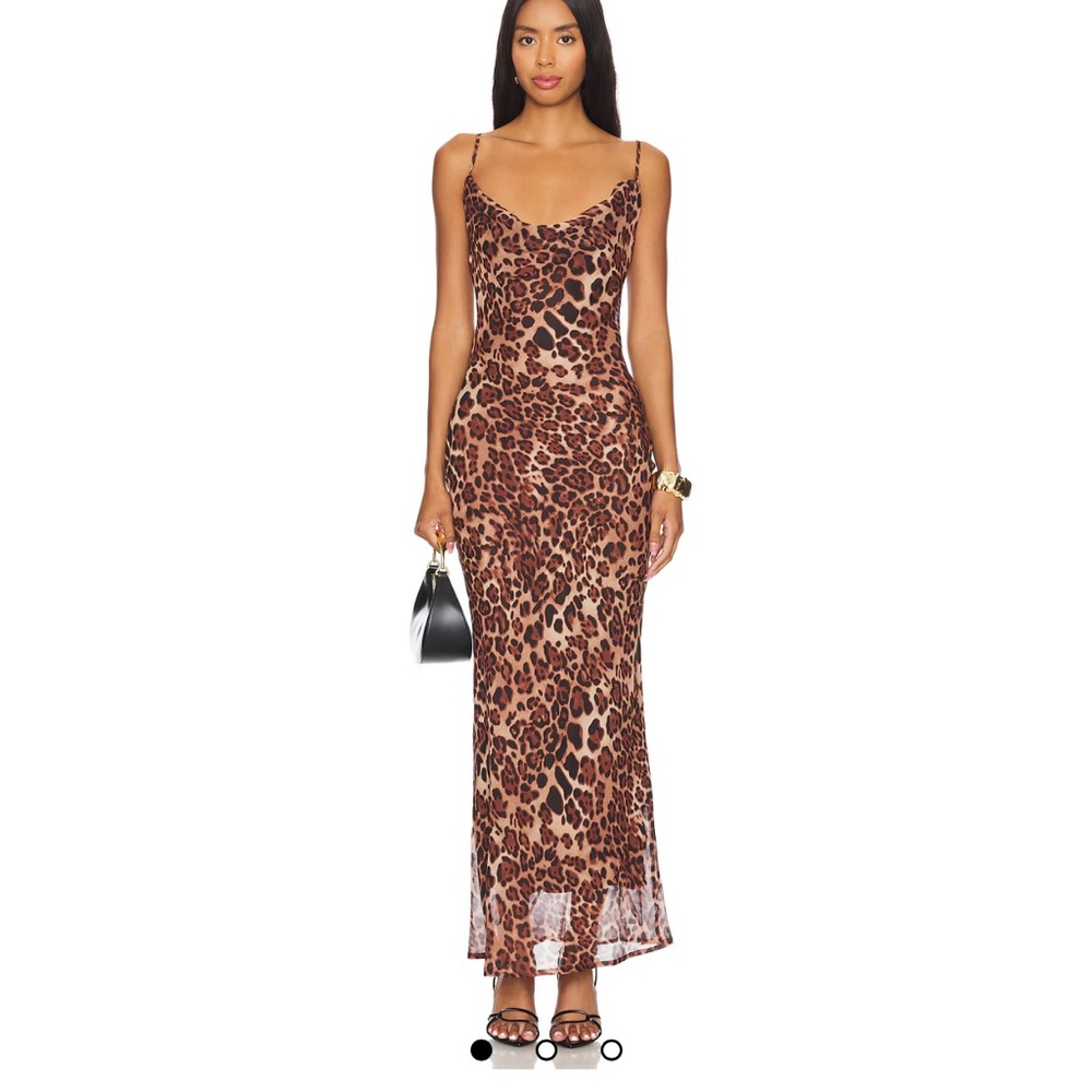 Leopard Print Maxi Dress